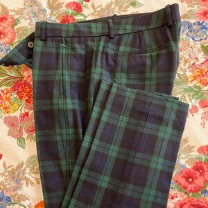 J.Crew Blackwatch Tartan Pants Maddie Style Size 12